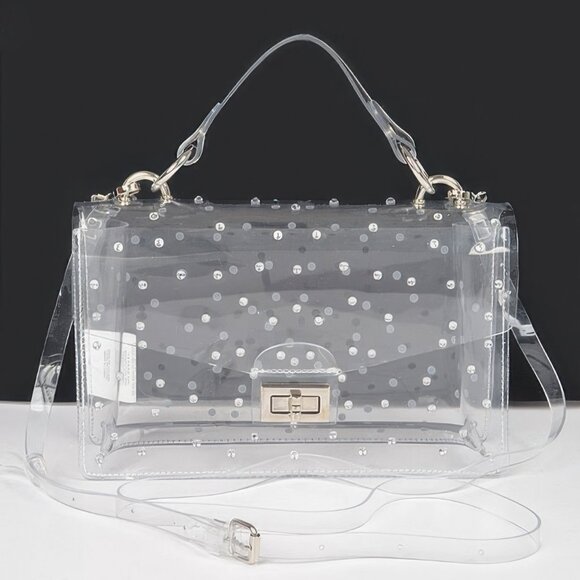 Rhinestone Hot Fix Clear Bag - Picture 2 of 2